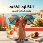 نظارة شمسية ذكية بعدسات متغيرة تحكم فى الإضاءة 9 مستويات