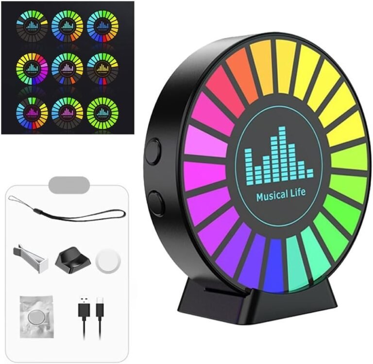 فواحة RGB بمدخل USB بإضاءة تفاعلية مع الموسيقى للسيارة والمنزل