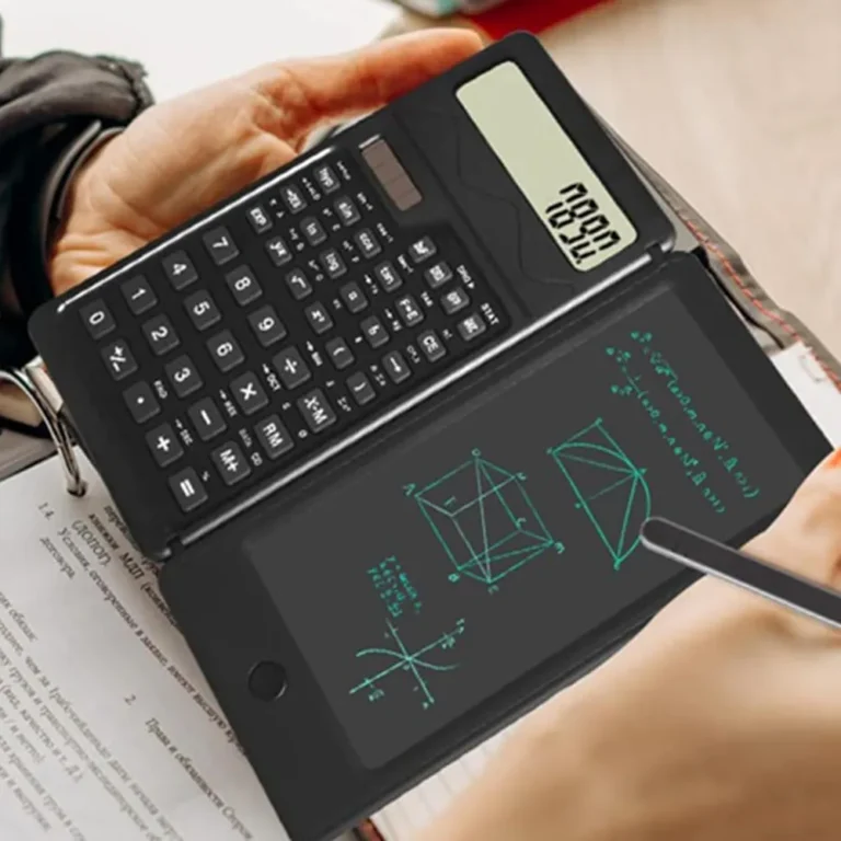 آلة حاسبة نوت باد LCD مع لوح كتابة إلكتروني للمدرسة والشغل
