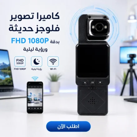 كاميرا ميني FHD 1080P برؤية ليلية وواي فاي لتوثيق لحظاتك بسهولة