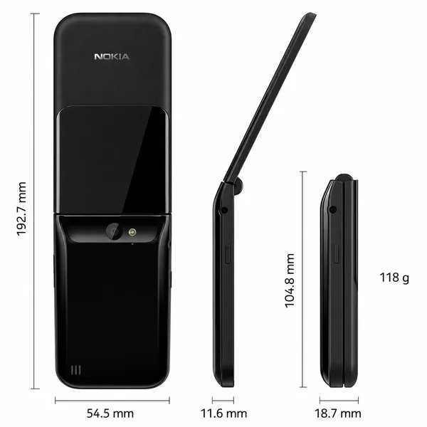 Nokia 2720 Flip phone Dual Sim عرض قطعتين موبايل